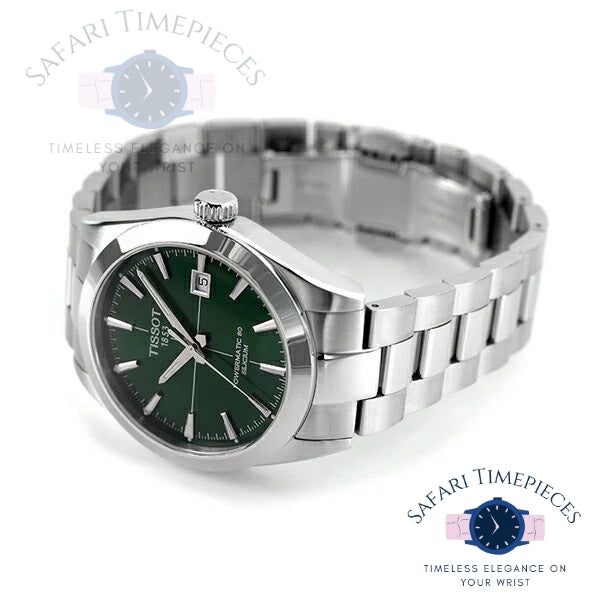 Tissot Gentleman 40mm T127.407.11.091.01 side profile closeup